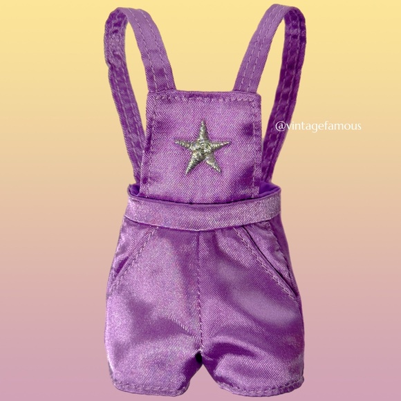 Star Muse Poppy Parker Fashion Doll Outfit Romper Overalls Shorts Integrity - Picture 1 of 4
